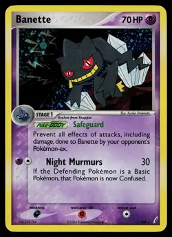 Pokemon Card - Banette Crystal Guardians 1/100 Holo Rare - Image 1