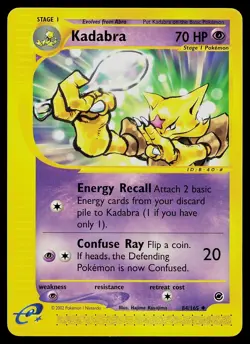 Pokemon Card - Kadabra Expedition Base Set 84/165 Uncommon - Image 1
