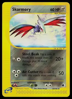 Pokemon Card - Skarmory Expedition Base Set 63/165 Rare - Image 1