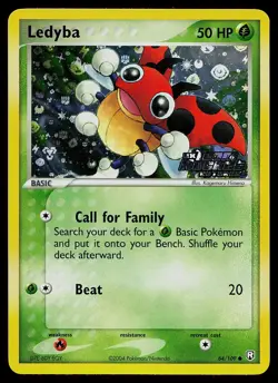 Pokemon Card - Ledyba Team Rocket Returns 64/109 Reverse Holo Stamped - Image 1