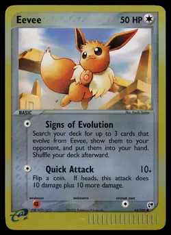 Pokemon Card - Eevee Sandstorm 63/100 Reverse Holo Common - Image 1