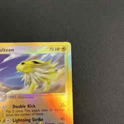 Pokemon TCG Jolteon 6/100 Sandstorm Reverse Holo Card Vintage WOTC Damaged - Image 2