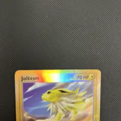 Pokemon TCG Jolteon 6/100 Sandstorm Reverse Holo Card Vintage WOTC Damaged - Image 4