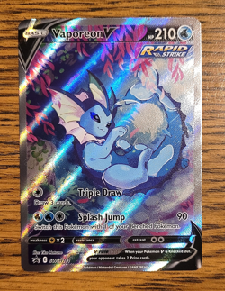 Vaporeon V SWSH181 - Sword & Shield - Black Star Promo Card - Holo - NM - Image 1