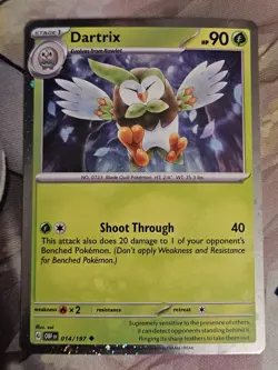Datrix - 014/197 - Pokemon Obsidian Flames Cosmos Holo Rare Card NM - Image 1