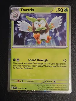 Datrix - 014/197 - Pokemon Obsidian Flames Cosmos Holo Rare Card NM - Image 2