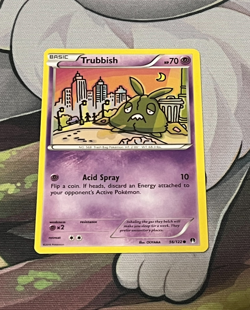 Trubbish 56/122 2016 Basic BREAKpoint Pokemon Card NM - Image 1
