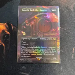 Mtg FOIL Lobelia Sackville-Baggins 0399 - Prerelease Cards + Bonus Foils - Image 2