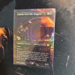 Mtg FOIL Lobelia Sackville-Baggins 0399 - Prerelease Cards + Bonus Foils - Image 4