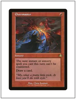 1x Overmaster, Retro Frame, Magic the Gathering MTG NM - Image 1