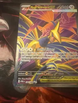 Pokemon Mega Skarmory EX 260 HP Sonic Ripper Full Art Holo Card 106/088 - Image 5