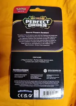 Pokemon TCG Perfect Order Booster w/ Coin New Sealed - Image 3