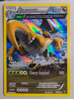 Dragonite 52/108 Pokemon Roaring Skies Holo Rare XY LP/MP - Image 3