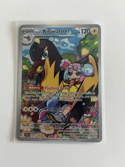 Iono's Kilowattrel 163/159 Illustration Rare Holo Near Mint Journey Together - Image 1
