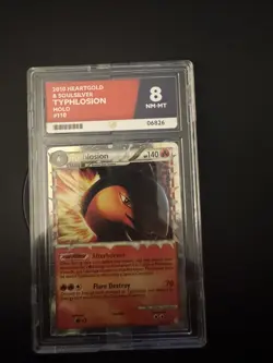 Pokemon TCG Typhlosion Prime Holo - HG&SS 2010 110/123 - ACE 8 - Image 1