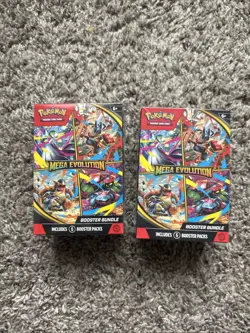 New Pokemon TCG: Mega Evolution Booster Bundles Factory Sealed - Lot of 2 - Image 1