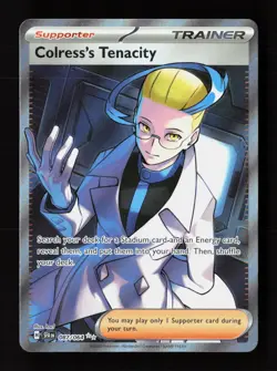Colress's Tenacity 087/064 Ultra Rare Shrouded Fable Pokemon Near Mint - Image 1