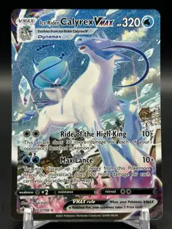 Ice Rider Calyrex VMAX - 203/198 - Pokemon Chilling Reign Alternate Art Rare NM - Image 1