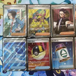 Lot Of 10 Full Art Trainers & Items From Ascended Heroes Near Mint Pokemon TCG - Image 2