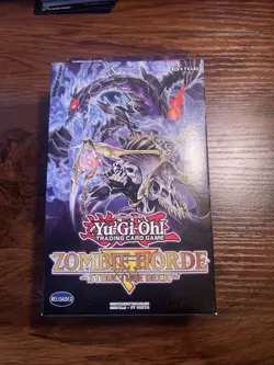 Yugioh TCG Zombie Horde Structure Deck 1st Edition Factory Sealed - Image 1
