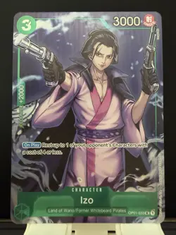 IZO - One Piece TCG OP01-033 - AA Alt Art - Premium Booster PRB01 The Best - Image 1