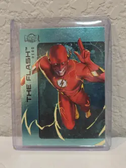 2025 Skybox Metal Universe Batman The Flash Aqua FX #21 - Image 1