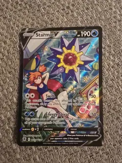 Pokemon Card - Starmie V TG13/TG30 Full Art Astral Radiance Trainer Gallery M/NM - Image 1