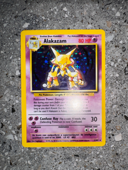 Pokemon TCG Cards Alakazam 1/102 Base Set Holo Rare NM - Image 4