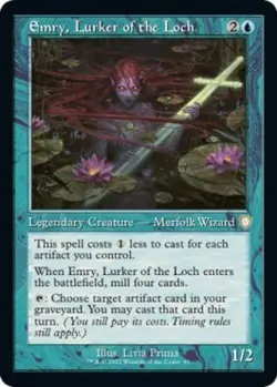 Emry, Lurker of the Loch - Near Mint MTG Commander: The Brothers' War - Image 1