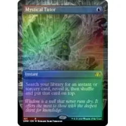 FOIL MYSTICAL TUTOR (BORDERLESS) Dominaria Remastered Magic MTG MINT CARD - Image 1