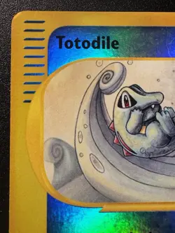 Totodile 135/165 Expedition Pokemon Card Reverse Holo Foil Rare LP - Image 3