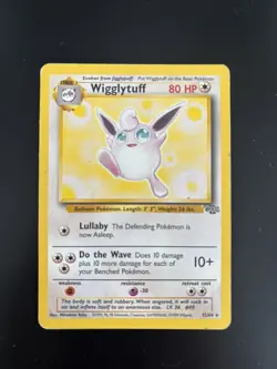 Pokemon TCG Wigglytuff Jungle Card 32/64 Unlimited Rare Non-Holo - Image 1