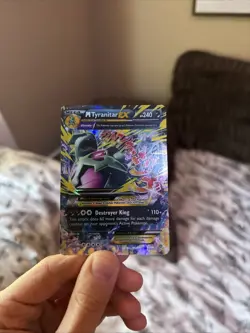 Tyranitar EX Card 43/98 XY-Ancient Origins Ultra Holo Rare LP - Image 1