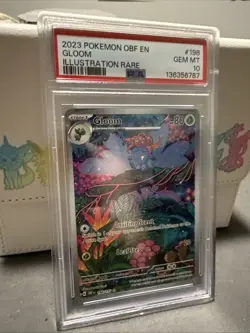 Gloom Obsidian Flames Holo Illustration Rare Pokemon TCG 198/197 PSA 10 - Image 3