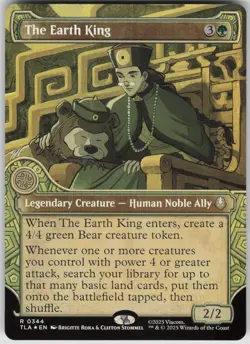 MTG The Earth King Showcase Foil NM Avatar: The Last Airbender Magic 344 - Image 1