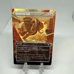 MTG Magic Generous Gift (Borderless) Commander Masters 624 NM - Image 1