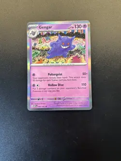 Gengar 094/165 Scarlet & Violet 151 Holo Rare Komiya Pokemon TCG Card English NM - Image 2