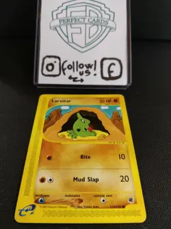 POKEMON EXPEDITION COMMON LARVITAR 116/165 LP+ ENG - Image 1