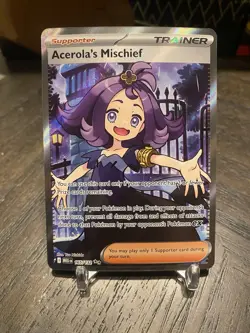 Acerola's Mischief 165/132 Pokemon Mega Evolution Full Art NM - Image 1