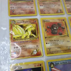 Vintage Pokemon Card Lot Team Rocket & Gym Challenge Flareon Growlithe Rapidash - Image 5