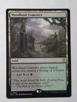 MTG Woodland Cemetery - Commander: Bloomburrow (BLC) Regular - Image 1