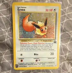 Pokemon TCG Eevee Wotc Promo 11/53 Holo Promo Basic 30 HP English - Image 1