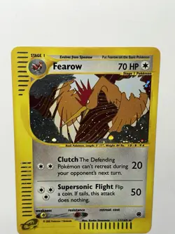 Pokemon TCG Fearow Expedition Base Set Holo Rare 011/165 2002 Vintage - Image 2