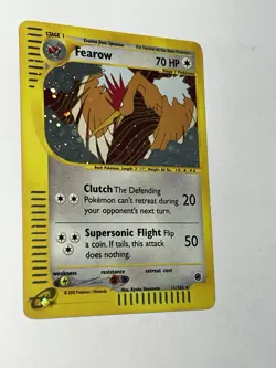 Pokemon TCG Fearow Expedition Base Set Holo Rare 011/165 2002 Vintage - Image 3