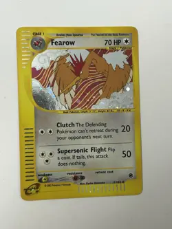 Pokemon TCG Fearow Expedition Base Set Holo Rare 011/165 2002 Vintage - Image 4