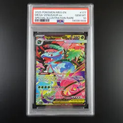 PSA 10 Mega Venusaur ex 177/132 Pokemon Mega Evolutions Graded Card - Image 1