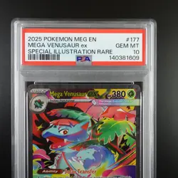 PSA 10 Mega Venusaur ex 177/132 Pokemon Mega Evolutions Graded Card - Image 2