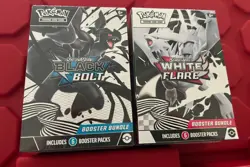 SEALED Pokemon TCG White Flare And Black Bolt Booster Bundle - Image 1