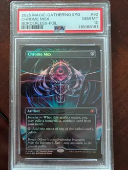 2025 MTG AETHERDRIFT SPECIAL GUESTS BORDERLESS-FOIL #92 CHROME MOX PSA 10 - Image 1