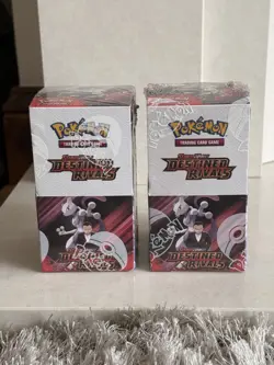 Pokemon TCG Destined Rivals Half Booster Box X2 New Sealed - Image 1